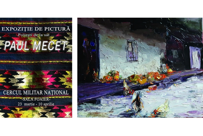 Povești de la sat - Expoziția de pictură a maestrului Paul Mecet